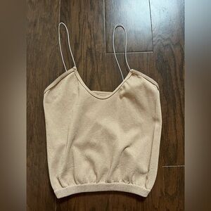Free People Sparkle Strappy Camisole Crop Top